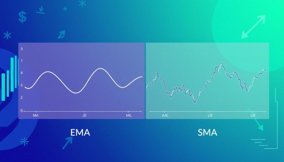 Simple Moving Average (SMA) and the Exponential Moving Average (EMA) are two of the most commonly used.
